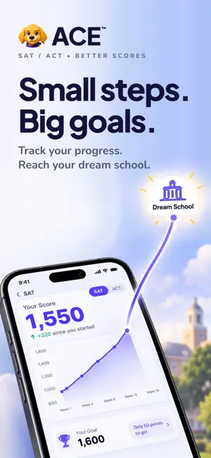 Ace: Digital SAT & ACT Prep screenshot 1