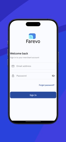 Farevo merchant screenshot