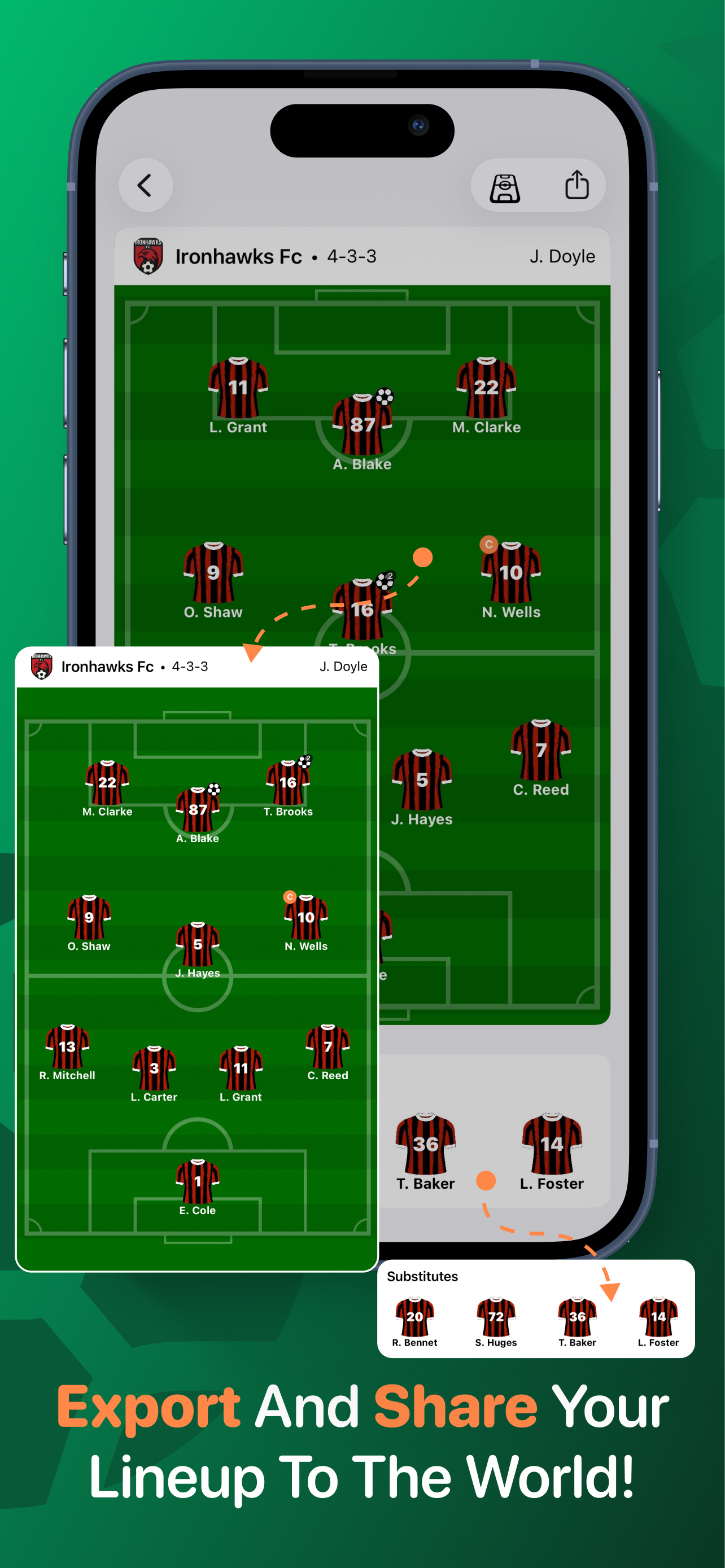 Soccer Line Up Builder 11 screenshot 11