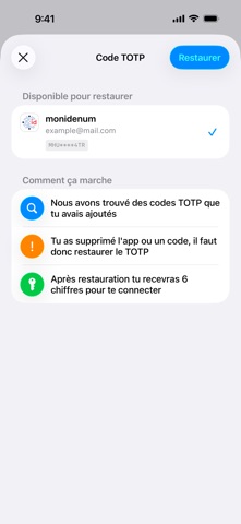 TOTP Authenticator iPhone screenshot 3