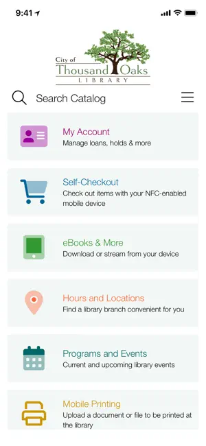 Thousand Oaks Library screenshot 1