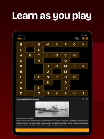 Crosswordie - Daily Crosswords iPad screenshot