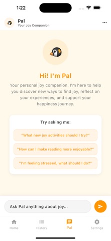 365 Days of  Joy AI: Joyentic iPhone screenshot