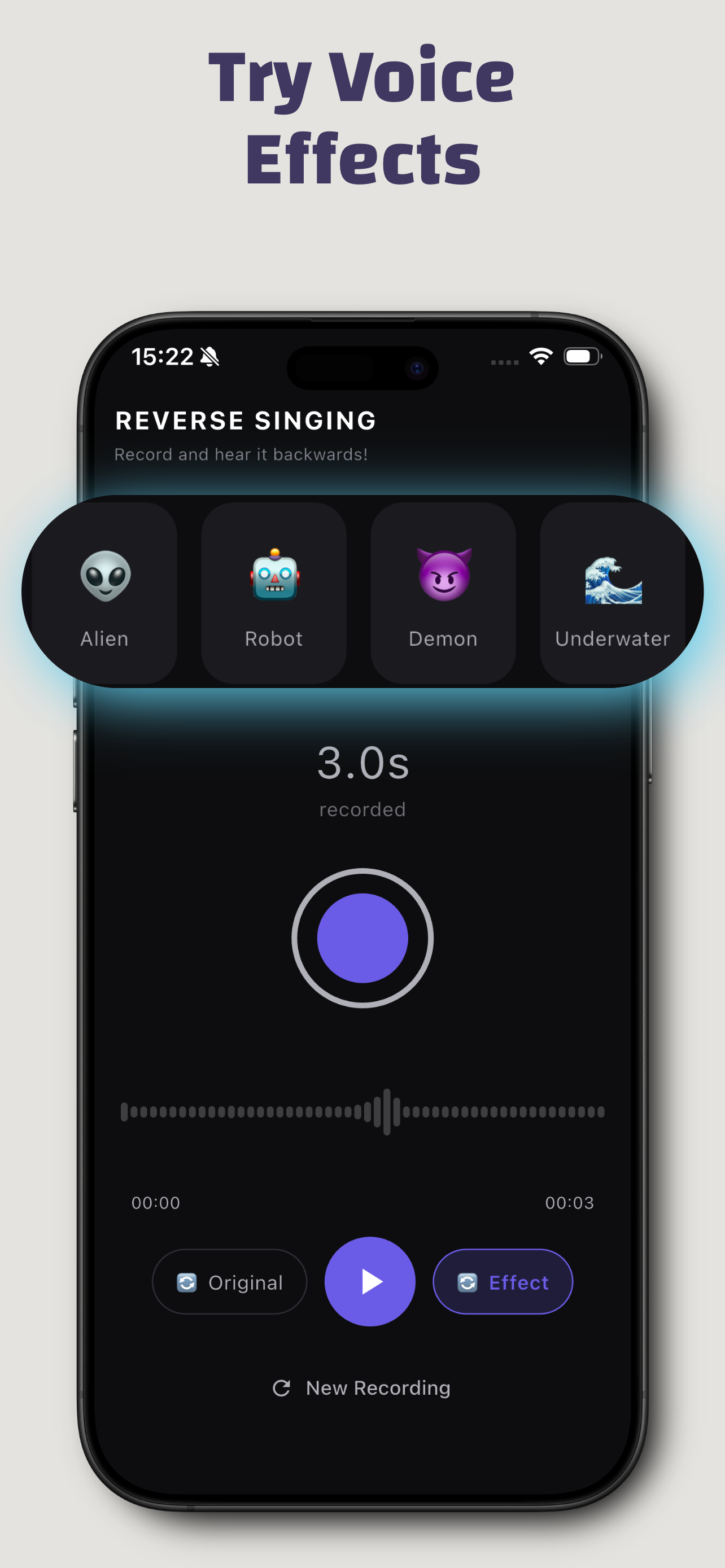 Reverse Singing - Fliplay screenshot 4