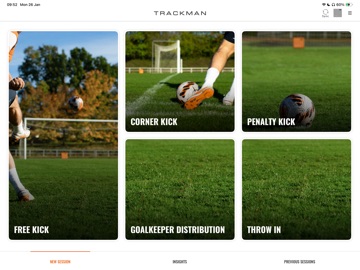 Trackman Soccer iPad screenshot
