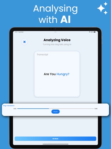 Dog Translator - Talk using AI iPad screenshot
