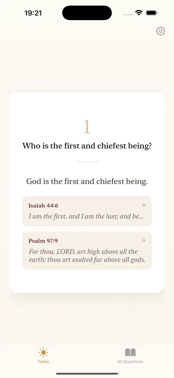 #1. Catechize (iOS) Ved: AM8 B.V.