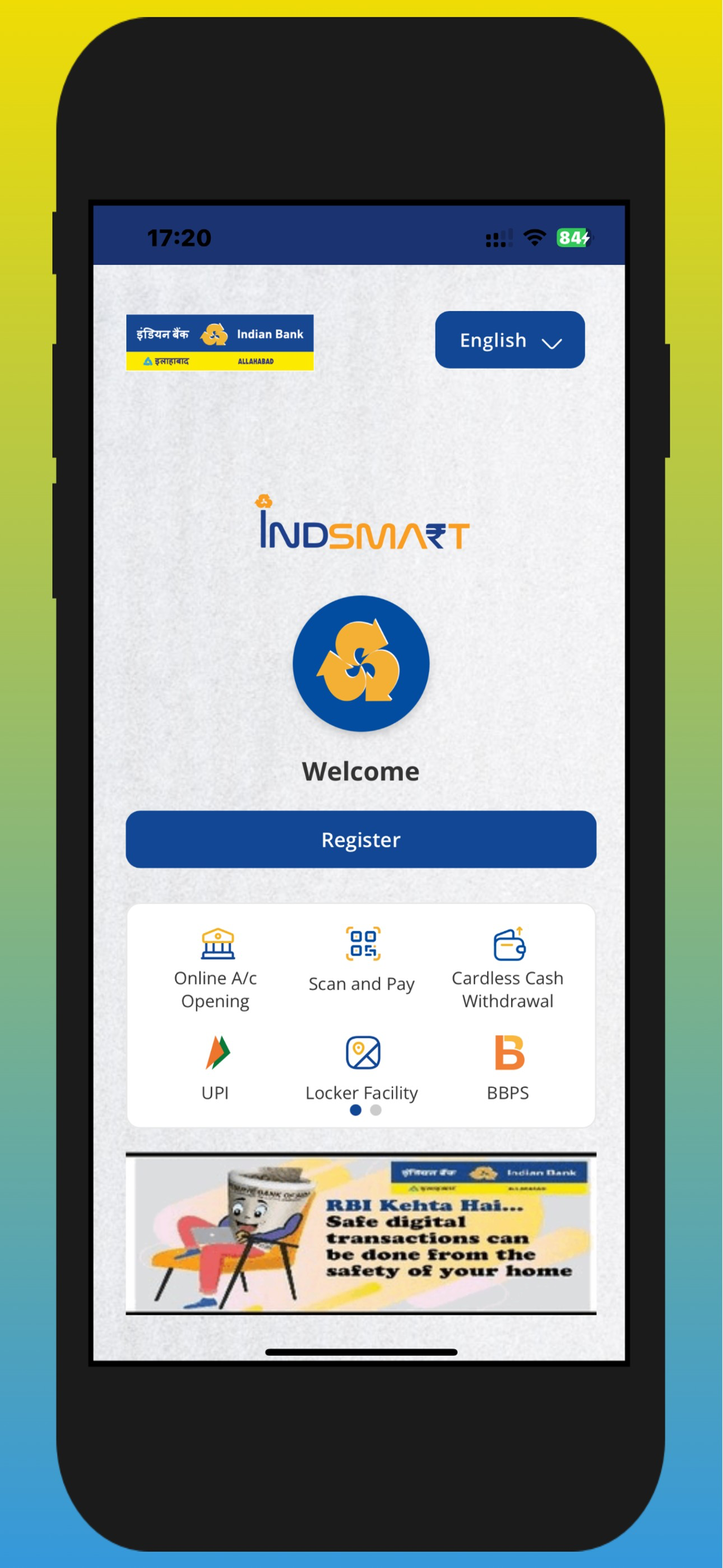 IndSMART IndianBank Mobile App