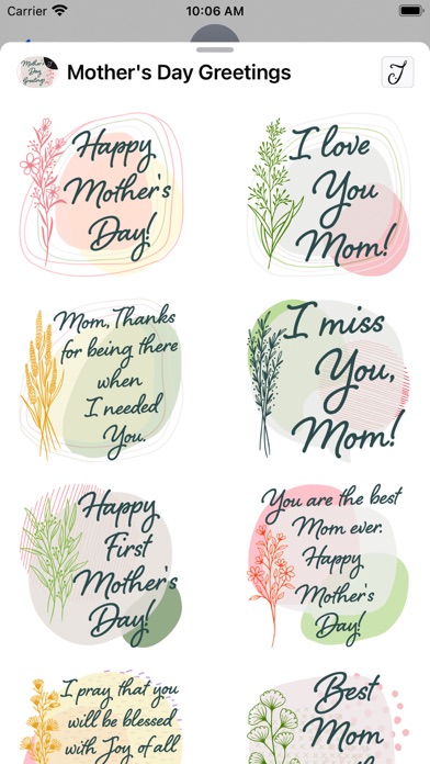 Mother's Day Greeting Screenshot