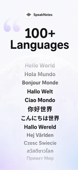 SpeakNotes-AI Notes & Meeting screenshot 4