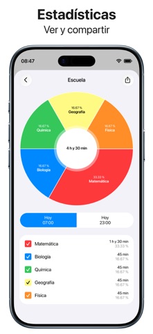 Agenda Personal y Horario iPhone screenshot 4