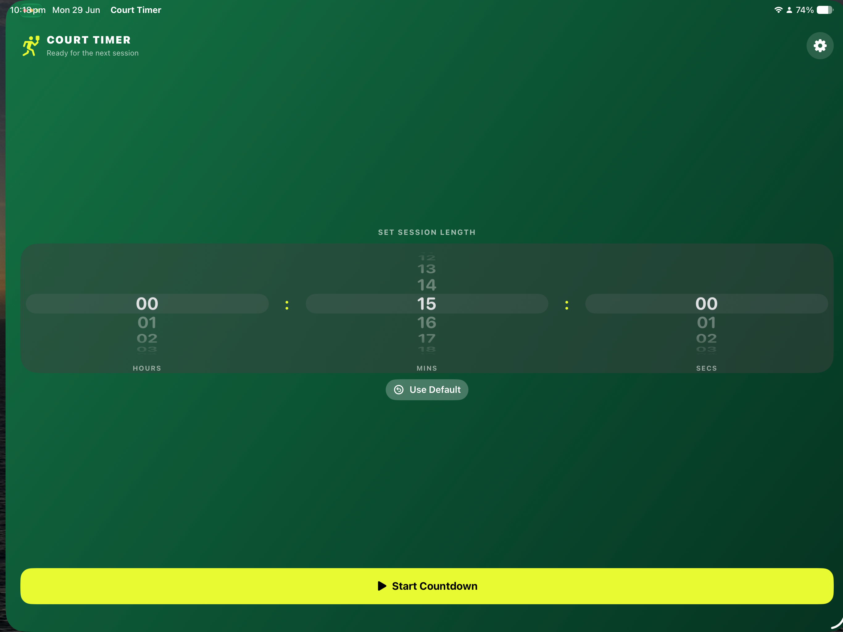 Pickleball Court Timer