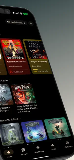 Absorb - for Audiobookshelf screenshot 2