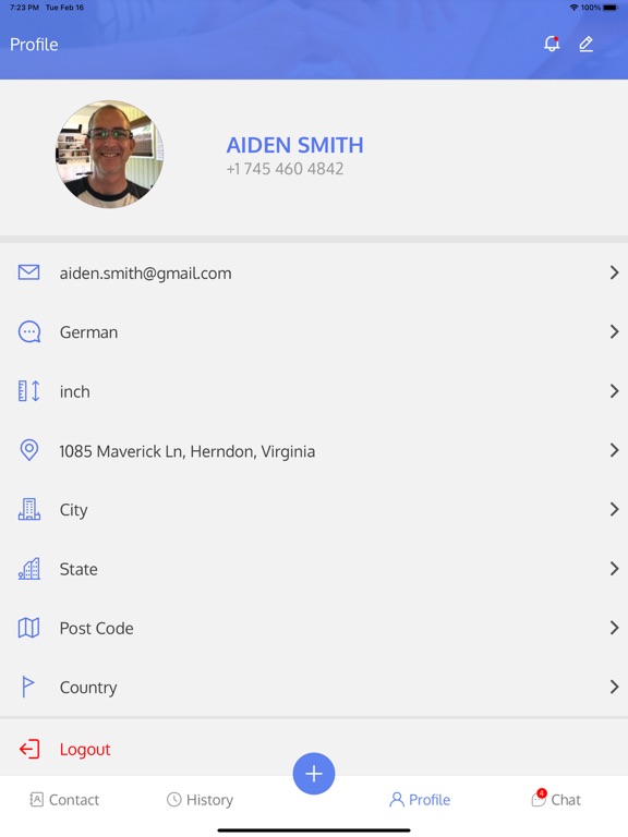 CareHudl iPad screenshot 4 - Medical app
