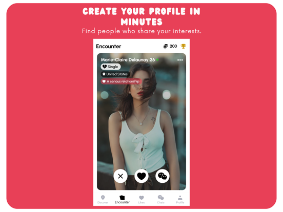 Caddi: Dating and Chat iPad screenshot 3 - Entertainment app