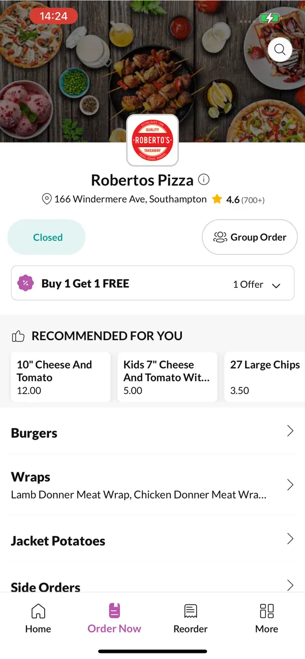 Screenshot #2 pour Robertos Pizza.
