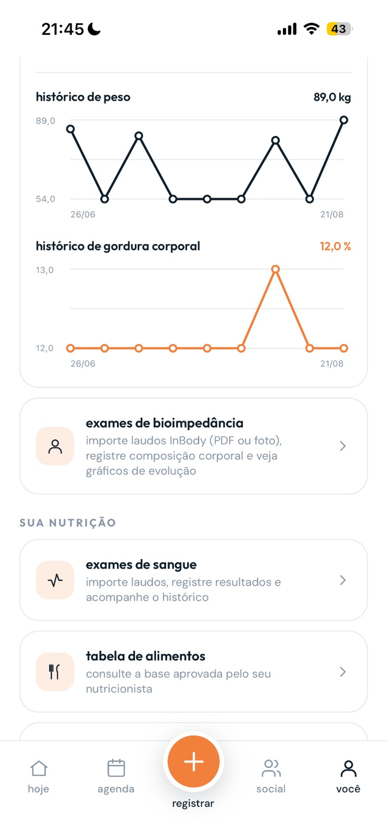 NutriOS screenshot 2