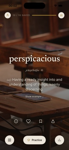 Lexfall: Advanced Vocabulary Screenshot 3 of 8