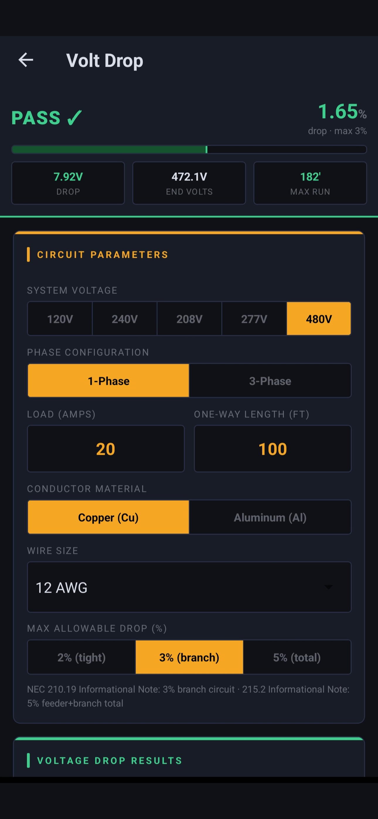 ElecCalc Field Pro screenshot 6