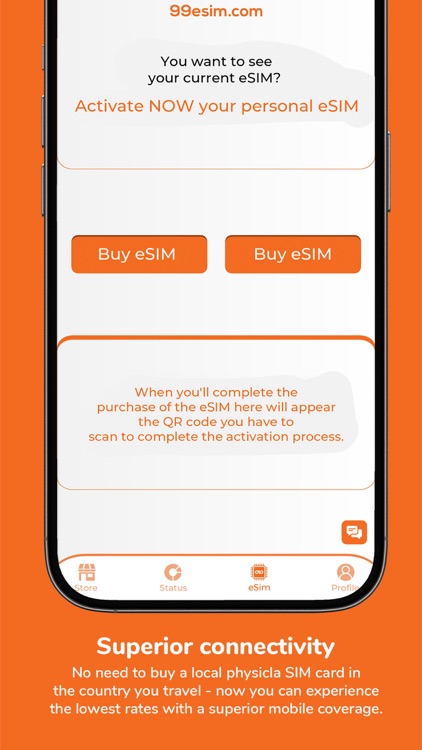 99esim: Global eSIM & Internet screenshot-3