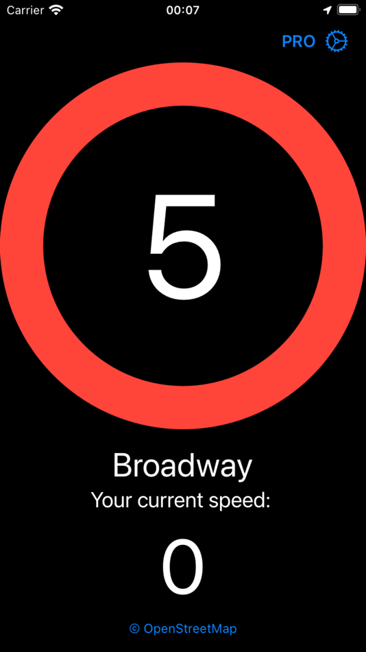 #7. Speed Limit Fullscreen (iOS) 由: Flavio Lorenzo Thomi