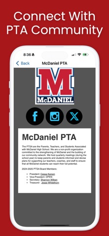 Parent-Teacher Association iPhone screenshot