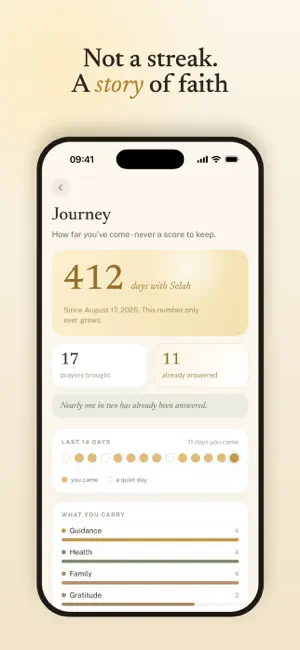Selah: Answered Prayer Journal screenshot 4