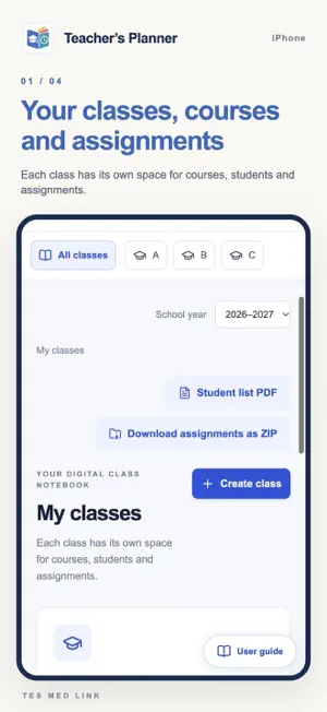 Teacher's Planner screenshot 1