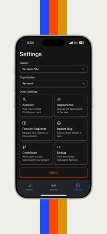 HogLite — PostHog Mobile App screenshot