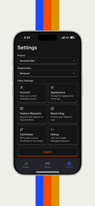 HogLite — PostHog Mobile App Screenshot 4 of 10
