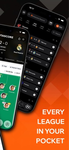 Rotascore: Live Soccer Scores iPhone screenshot 2