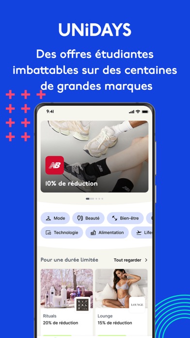 Screenshot #1 pour UNiDAYS: Les offres étudiantes