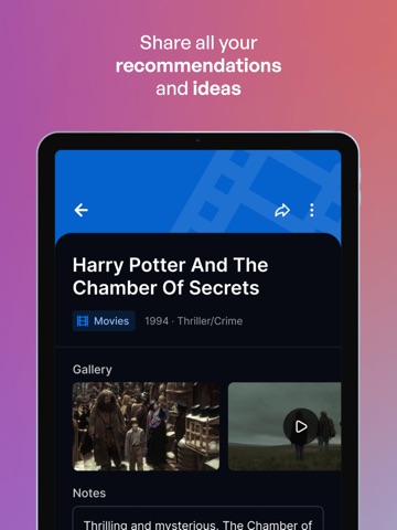 Recapp App iPad screenshot