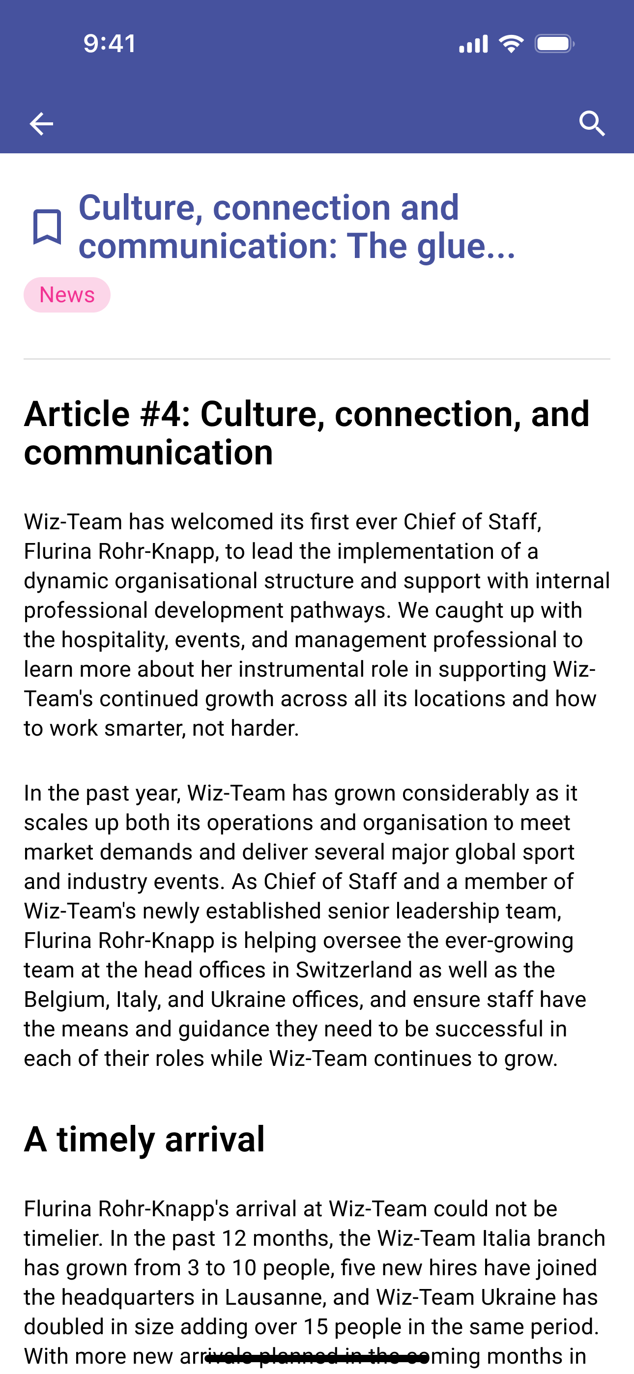 WCC - Events screenshot 7