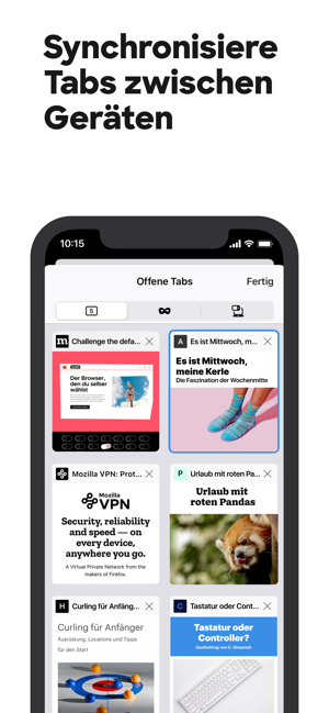 ‎Firefox: Internet Browser Screenshot