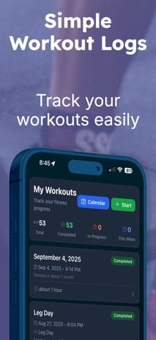 Workout Tracker: Reps and Sets Screenshot 3 of 9