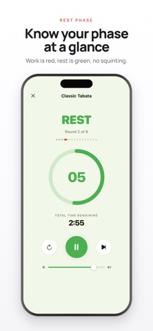 HIIT Timer - Interval & Tabata Screenshot 6 of 8