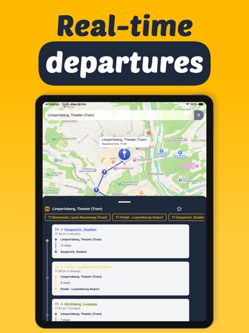 depart.lu iPad screenshot