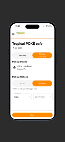 Tropical POKÈ cafe iPhone screenshot