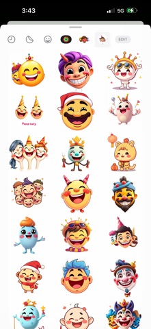 Tell Joke Day Stickers screenshot