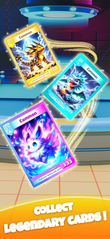 Monsters Card Collector Game iPhone screenshot