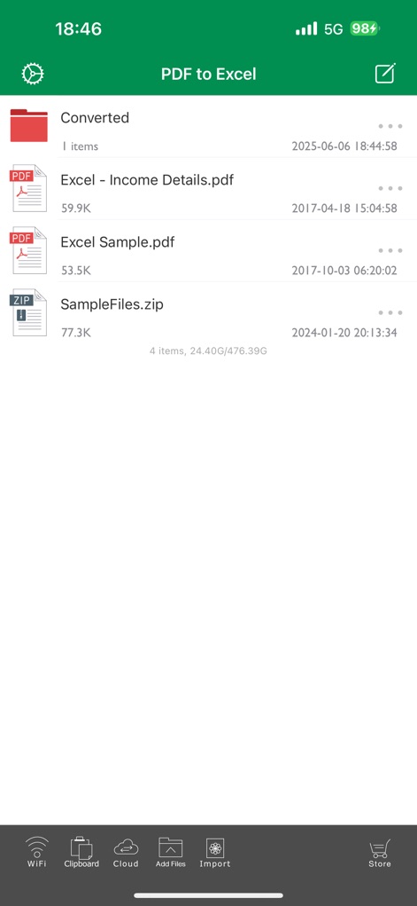 PDF to Excel - Business App | MWM
