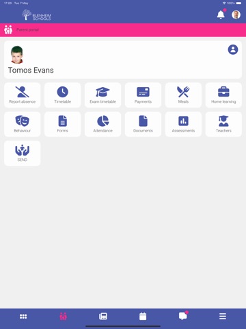 Blenheim Connect iPad screenshot