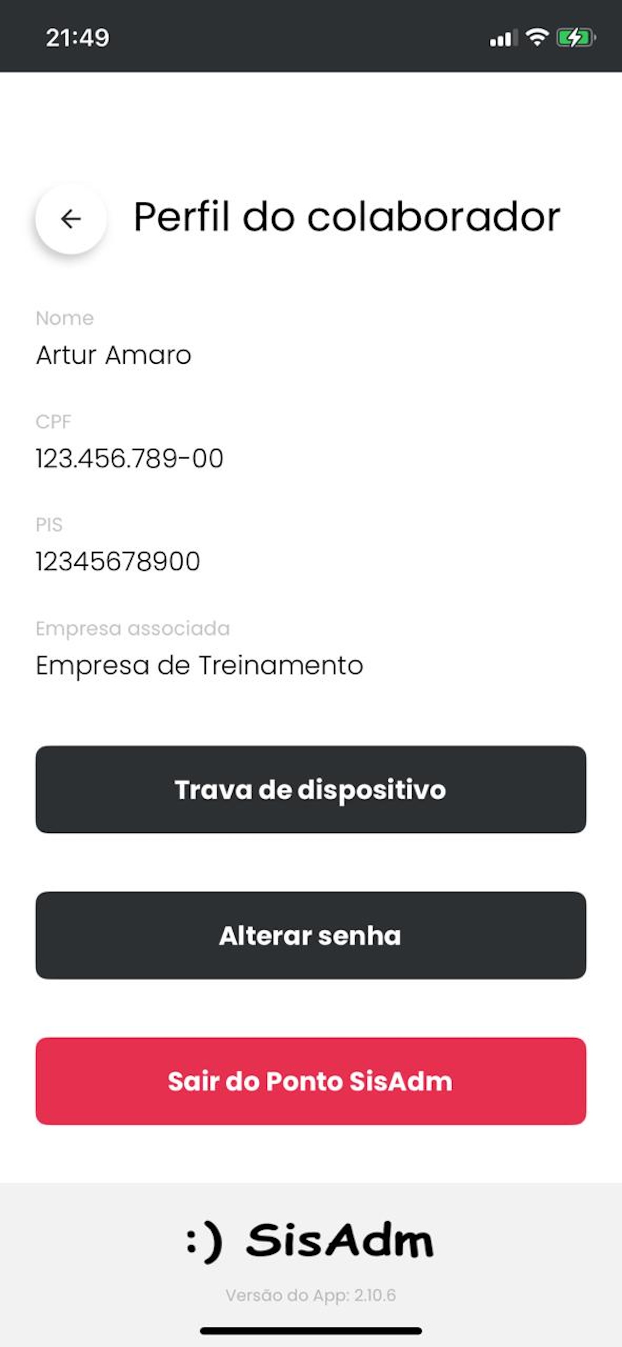 Ponto SisAdm screenshot 5