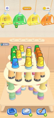 Cup Color Stack: Sorting Jam iPhone screenshot