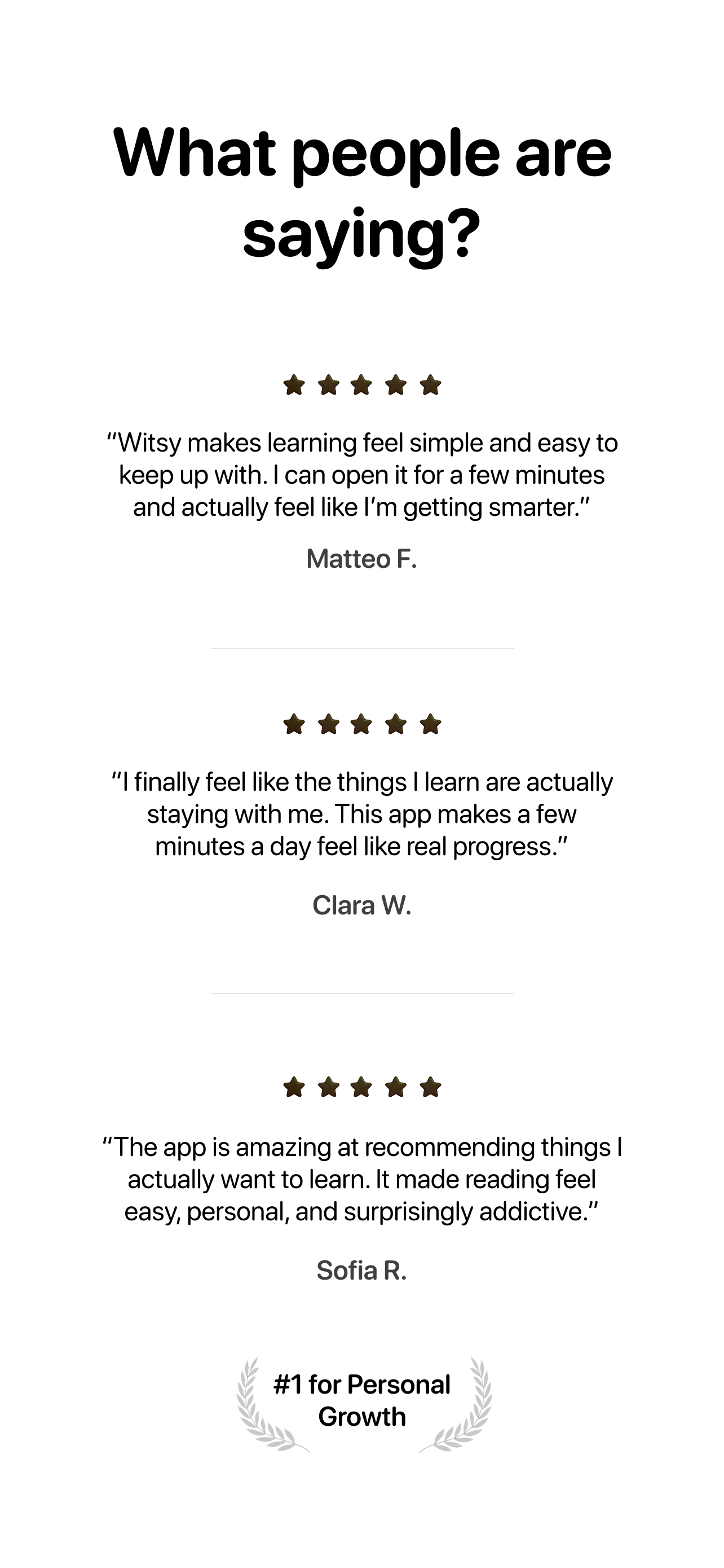 Microlearning Daily - Witsy