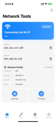 NetCheckr app screenshot