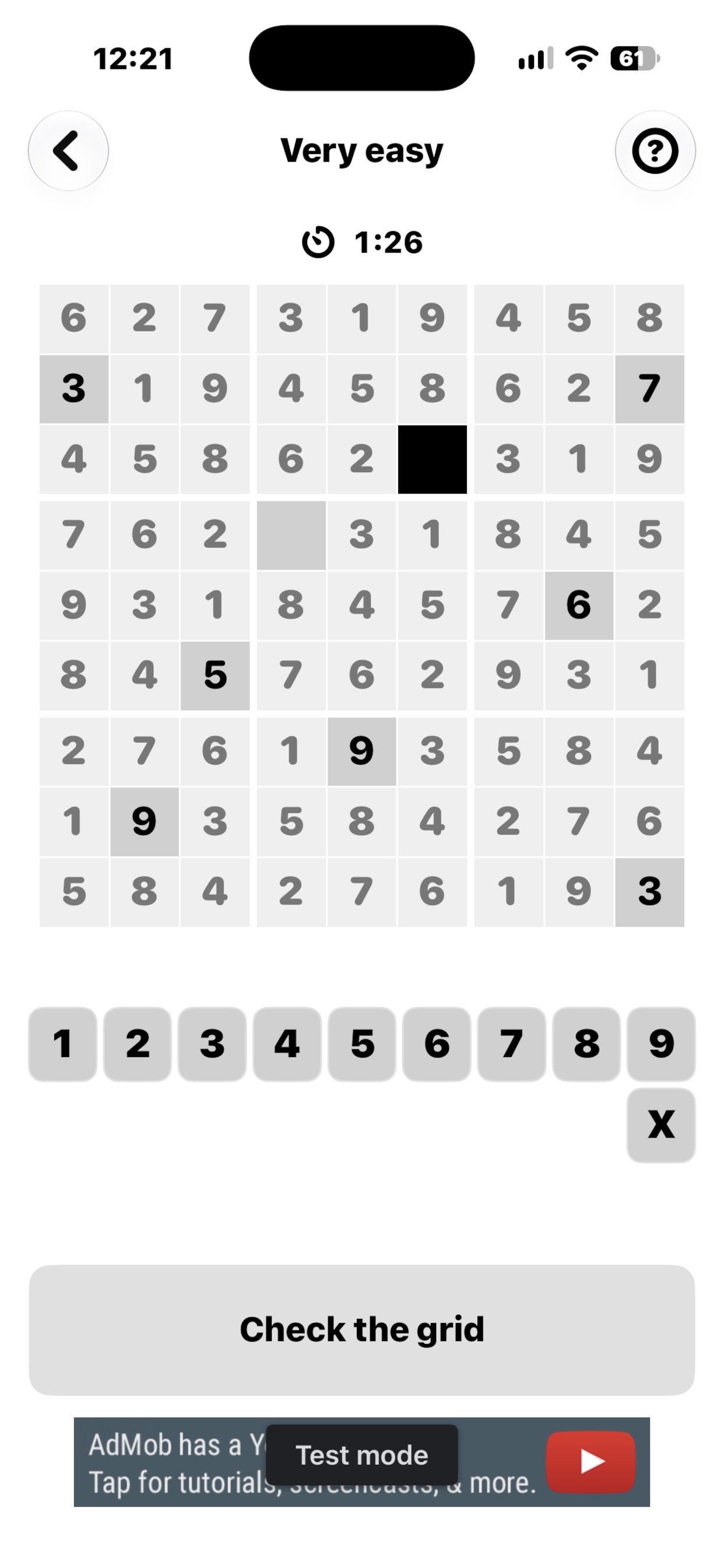 Screenshot 2 of Brilliant Sudoku