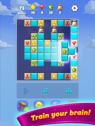 Sky Blocks - flying high saga iPad screenshot
