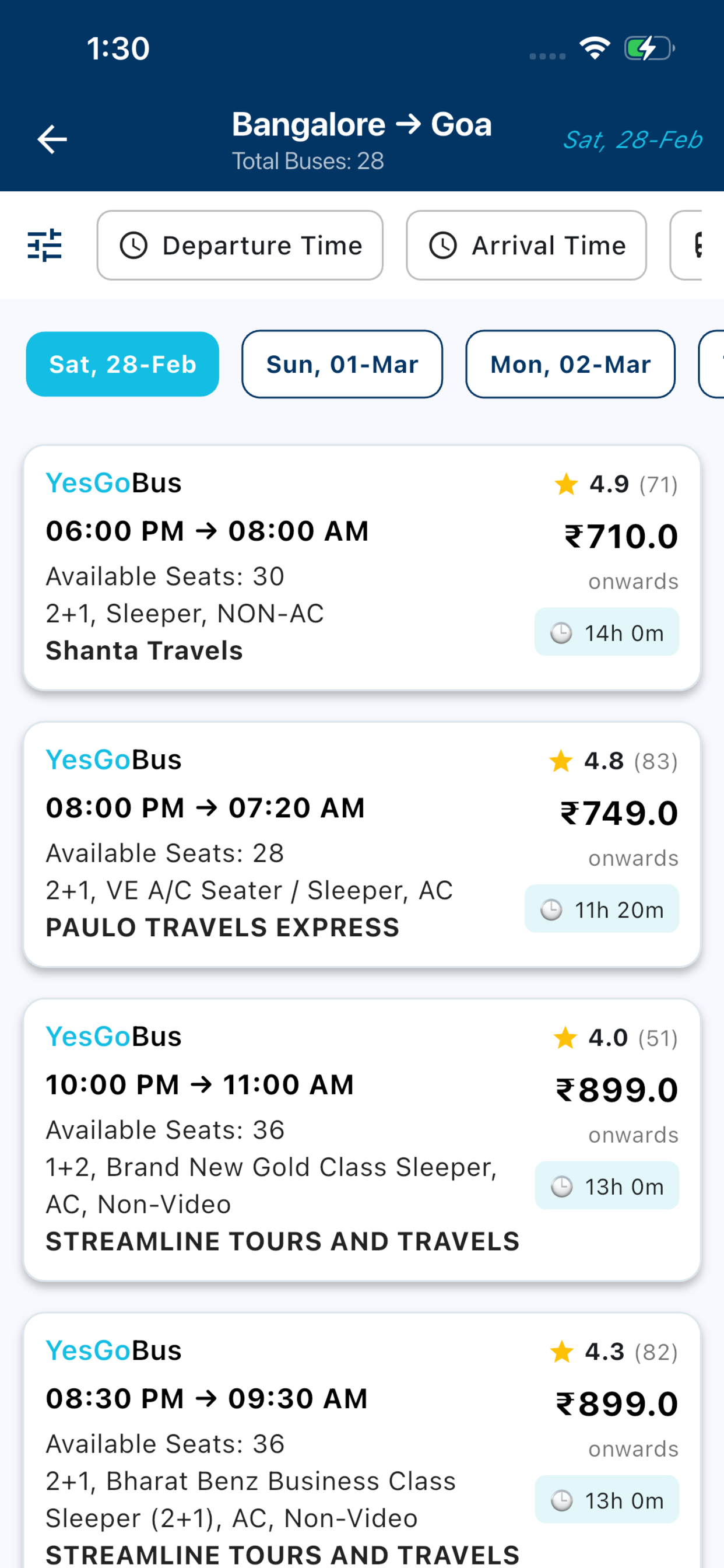 YesGoBus screenshot 3